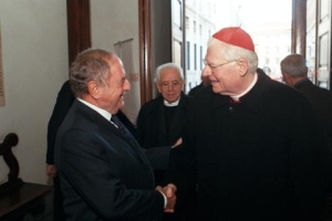 foto pres e cardinale Scola